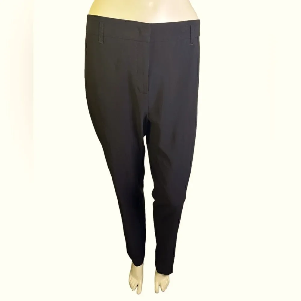 Gerard Darel of Paris Black F/F Dress Pants Great Pre-Owned Condition Sz46/US 10
